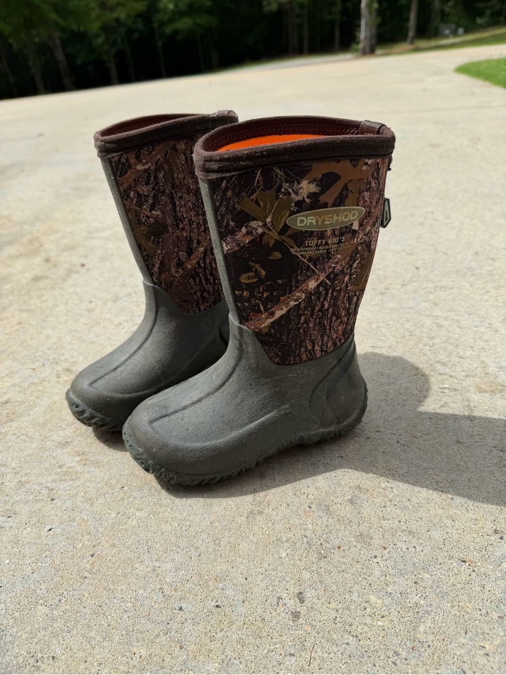 Dryshod Kids Camo Waterproof Boots Size 10